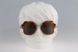 Andy Wolf One Heart Col. B tortoise browline oversized butterfly sunglasses - Picture 1 of 10