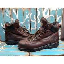 Georgia Boot Mens G6395 6" Safety Toe Work Boot Brown Lace Up Size 12W