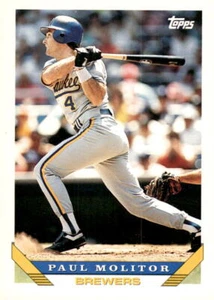 1993 Topps #207 Paul Molitor - Milwaukee Brewers - Bild 1 von 2