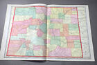 Antique 1901 Colorado Map ~ Old Vintage Cram?S Atlas Original With Denver