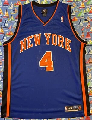 Auténtica camiseta de baloncesto vintage Reebok NBA New York Knicks Nate Robinson Foto 1 de 4