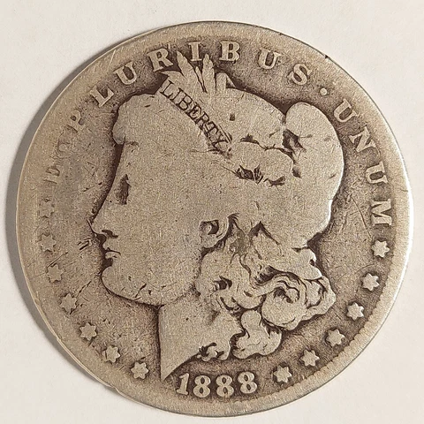 1888-O MORGAN SILVER DOLLAR - FREE SHIPPING -0722-1 Cover