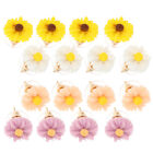  8 Pairs Daisy Stud Earrings Alloy Miss Studs for Piercing Womens Jewelry