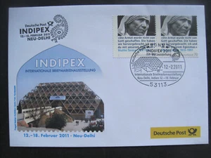 Bund MiNr. 2813 on Exhibition Document-Indipex New Delhi 2011 (GB 509) - Picture 1 of 1