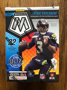 2021 NFL Mosaic Unopened Blaster Box! 32 Cards! 4 Mosaic Parallels!