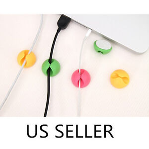  Cable Clips 6/pack Desktop Wire Clip Holder