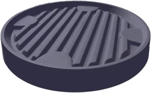 Plant Stand with Wheels 12.2 Inch Rolling Plant Caddy Invisible Casters 180 Lbs - Picture 1 of 12