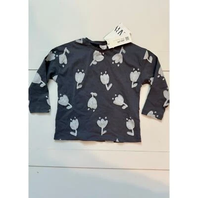 Camisa Zara Gris Tulipán con Etiquetas - Talla 3-4 Foto 1 de 4