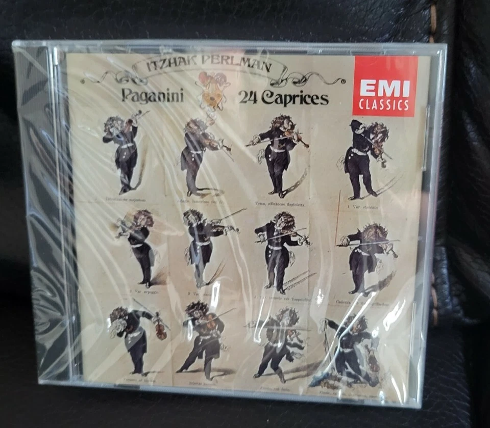 Paganini 24 Caprices Op Opus 1 Solo Violin by Itzhak Perlman EMI Classcis CD