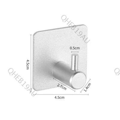 Toalla de cocina autoadhesiva para el hogar colgador de pared toalla puerta gancho llave estante 26H Foto 1 de 4