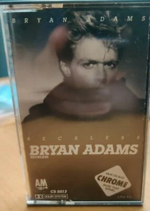 BRYAN ADAMS RECKLESS MUSIC CASSETTE TAPE RCA - Picture 1 of 5