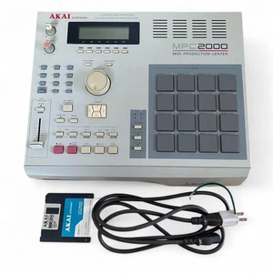 AKAI MPC2000 Drum Sampler 32MB Memory System Disk Power Cable Used - Picture 1 of 14
