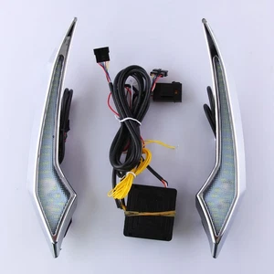 LED Daytime Running Light DRLs Turn Indicator Fog Lamp Bumper For Toyota Levin - Picture 1 of 11