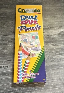 CRAYOLA8 Count Dual Color Non-Toxic Colored Pencils~ Vintage 97”~ Never Used!!! - Picture 1 of 4