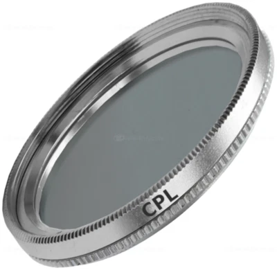 WAMBO 37mm CPL Polfilter Zirkular Polfilter Silber für DSLR SLT Foto Kamera Objektive