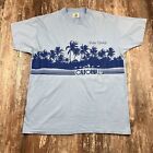 Vintage Lifestyles Palm Springs California T Shirt Mens XL 80s Blue Palm Trees
