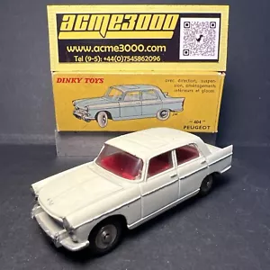 1961-67 French Dinky Toys - 553 PEUGEOT 404 - Cream - ORIGINAL BOX - Picture 1 of 17