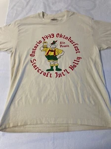 Vintage 1993 Ontario Oktoberfest T- Shirt Men’s Size Large - Picture 1 of 6