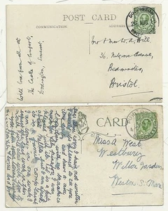 1912/13 PURITON & DODINGTON BRIDGEWATER CDS GOMA PPC - ADELIZA LIDBURY - Imagen 1 de 2