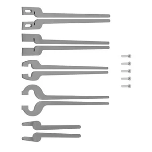 5er Set Rapid Bolzzange Flachbackenzange Scrollzangen Konvolut Set Kit - Bild 1 von 9