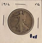 1916 p walking liberty half dollar - us coins