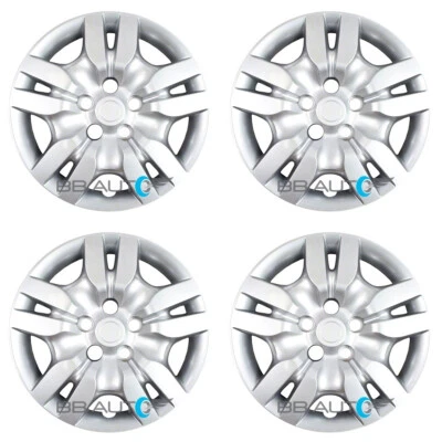 Комплект из 4 НОВЫХ 16-дюймовых серебристых колпаков колес колпаков обода для Nissan Altima 2009-2010 годов выпуска  - Изображение 1 из 4