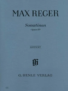 Reger Sonatinas Op. 89 Sheet Music Piano Solo Book NEW 051480469 - Picture 1 of 1