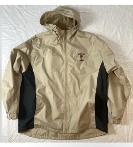 HAWAII, HANAEI Heavy Rain Jacket Tan/Black Size L - Picture 1 of 8