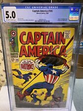 Captain America #105 CGC 5.0..Living Laser, Batroc & Swordsman App...UINRESTORED