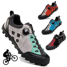 Mens Cycling Shoes MTB Hiking Road Bicycle Sneakers Cleats Spd Mountain Footwear