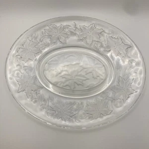Vintage Princess House Fantasia Crystal Oval Plate 7.5x6.25 Elegant Collectible - Picture 1 of 4