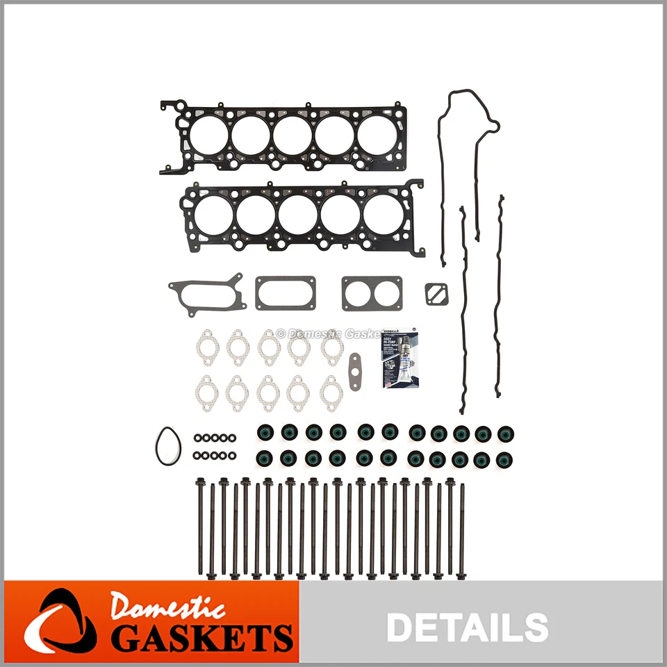 头垫圈螺栓套装适用于 97-02 福特 Excursion F-250 F-350 E-350 6.8L SOHC — 第 1/4 张图片
