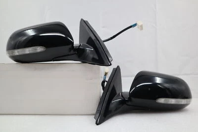 NUEVO Espejos plegables manuales luces de esquina negros para HONDA ACUERDO~2003-2007~UC1 Foto 1 de 4