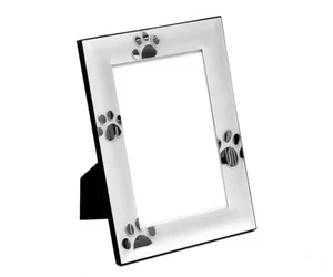 Picture Frame Paw Engraving Photo Frame Dog Cat Memory Pet Frame B Stock - Picture 1 of 7