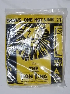 The Lion King Beauty & The Beast Elton John AIDA Broadway Promo Vinyl Poncho - Picture 1 of 2