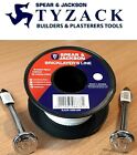 WHS Tyzack S&J Forged Pair Line Pins + 50m 164ft WHITE Braided Brick Line Reel 