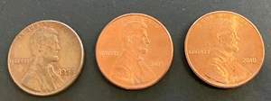 Set of Different Type US 1 Cent - Picture 1 of 2