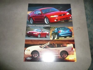 SVT Mustang Cobra 2000 folleto/volante de ventas - vintage - Imagen 1 de 2