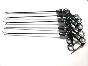 5pc Laparoscopic Fenestrated Grasper 5mmx330mm SS Reusable Surgical Instruments - Picture 1 of 4