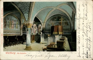 Wartburg Chapel Postcard, E. Germany, Vintage Unused - Picture 1 of 2