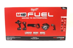 Milwaukee 3697-25 M18 FUEL 18V bürstenloses kabelloses 5-Werkzeug Combo-Kit BRANDNEU - Bild 1 von 6