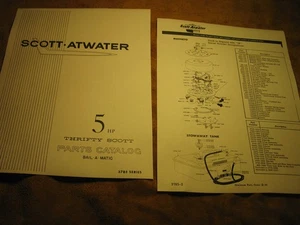 Catálogo de piezas Thrifty Scott Scott-Atwater 5 hp - Imagen 1 de 1