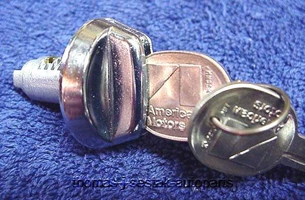 NOS Glove Box Lock With Keys AMC Hornet & Gremlin 70 71 72 73 74 - Imagem 1 de 1