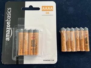 Eight AAAA Batteries by Amazon Basics 4A - Picture 1 of 1