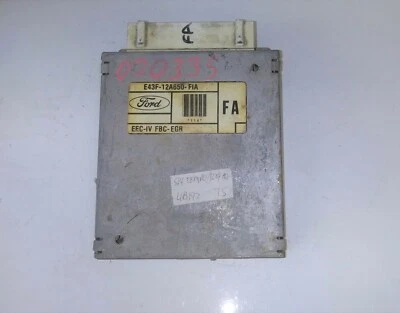 1984 Ford Tempo Topaz ECM ECU компьютер E43F-12A650-FlA - Изображение 1 из 4