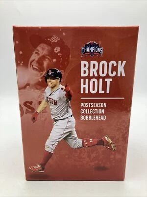 2019 Boston Red Sox Brock Holt Post Season Collection Bobblehead in original box - Image 1 of 4