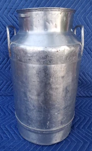Vintage John Wood Military Stainless Steel 5 Gallon Liquid Container Milk Can - Picture 1 of 7