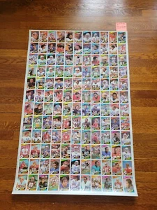 1984 Topps Football 132-card Uncut Sheet - Darrell Green, Andre Tippett RC! #2 - Picture 1 of 7