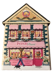 Harry London Posh Paws Christmas Tin-Very Rare-SHIPS N 24 HOURS - Picture 1 of 5