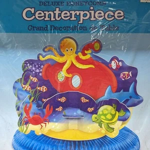 Sealife Theme Honeycomb Table Centre Piece Kids Birthday Party Decoration - Picture 1 of 3